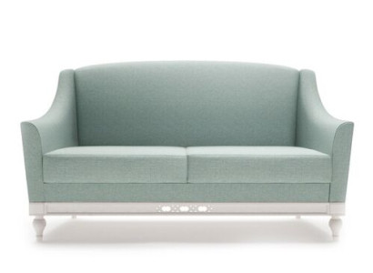 Chippendale Sofa 2 Seater Country House Fabric Sofa with Wood Designer Suite FL-2Siz